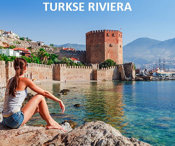 Kizil Kule toren in Alanya